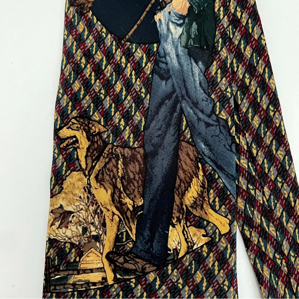 Norman Rockwell vintage necktie